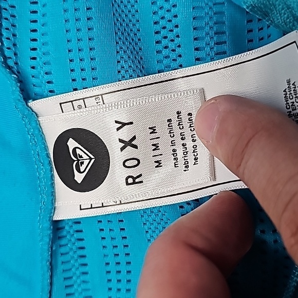 ROXY medium teal light zip up jacket - Picture 7 of 8